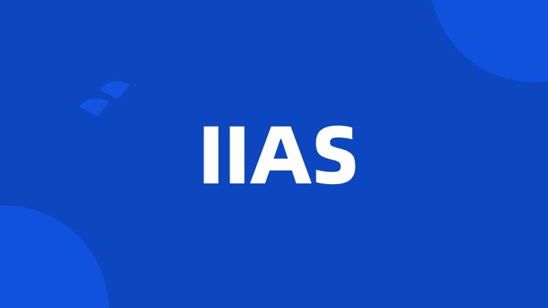 IIAS