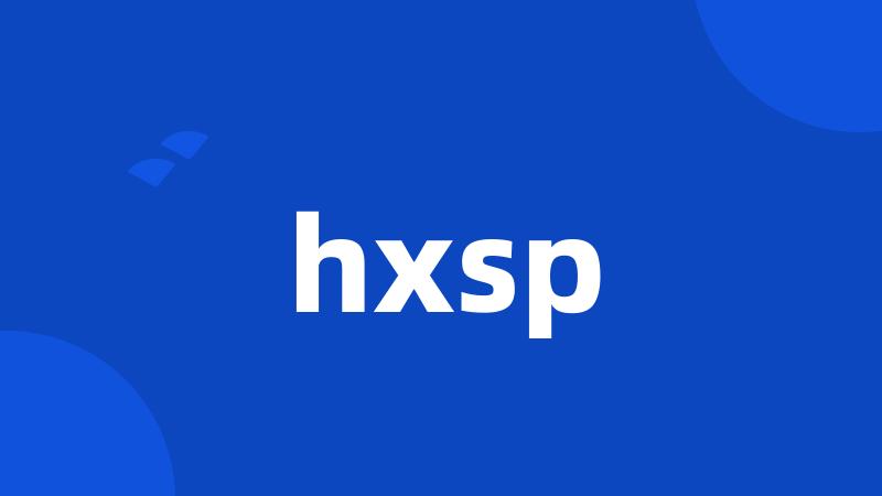 hxsp