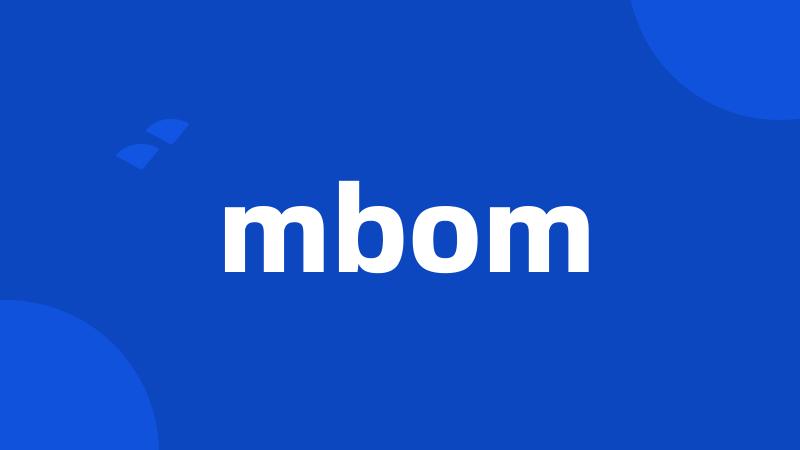 mbom