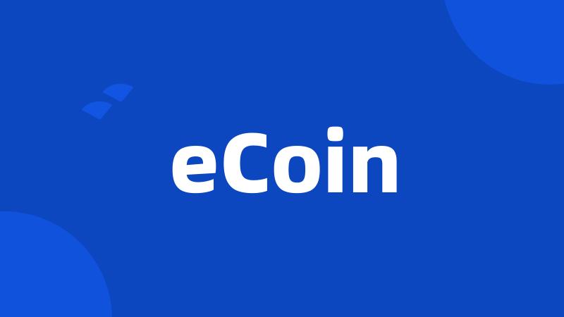 eCoin