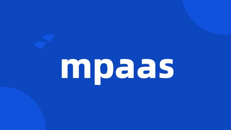 mpaas