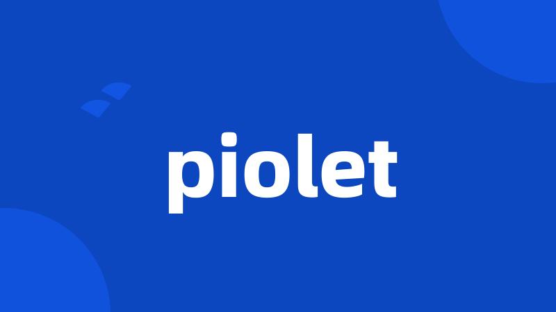 piolet