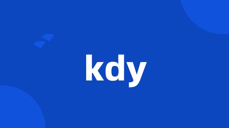 kdy