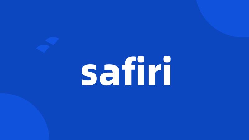 safiri