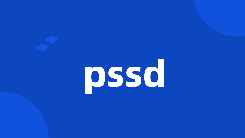 pssd