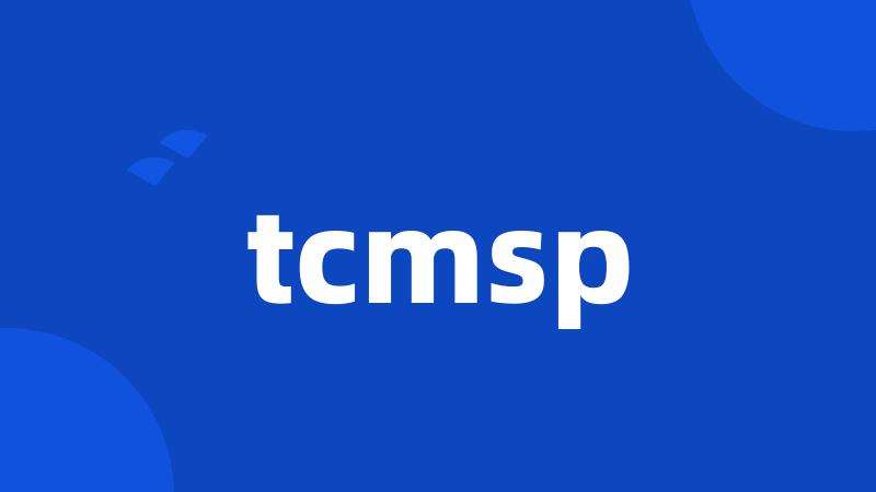 tcmsp