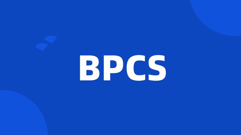 BPCS