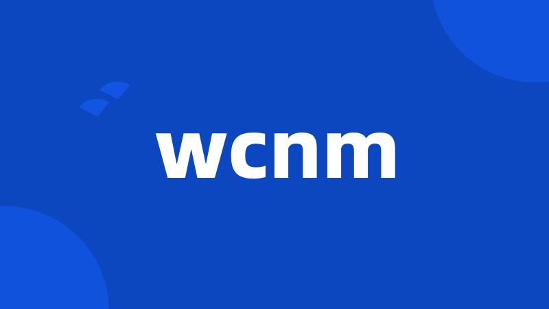 wcnm