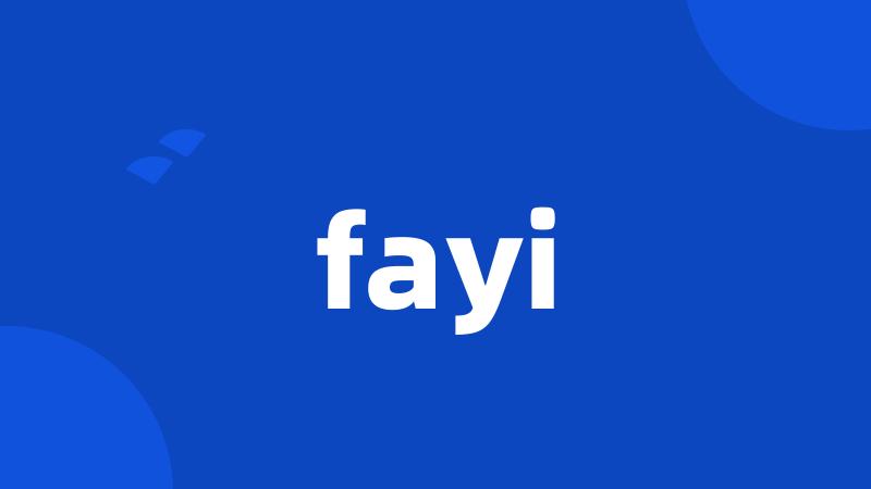 fayi