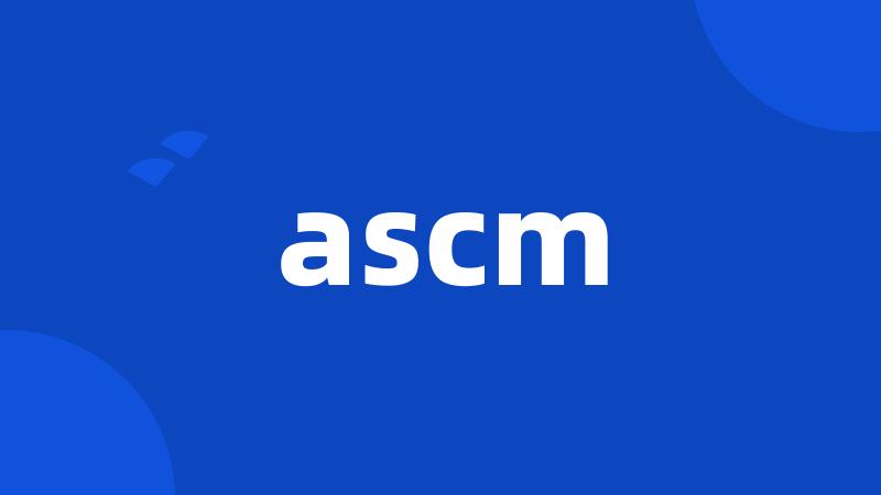 ascm