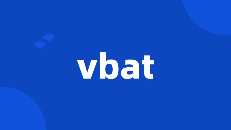 vbat