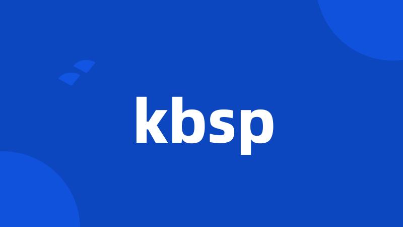 kbsp