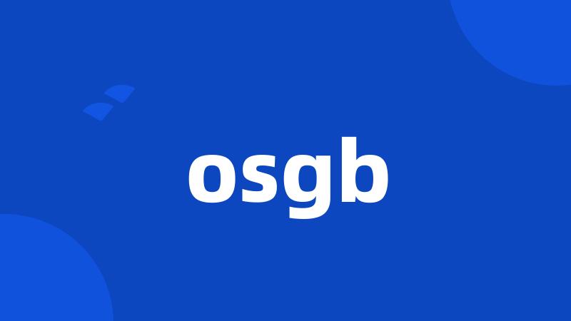 osgb