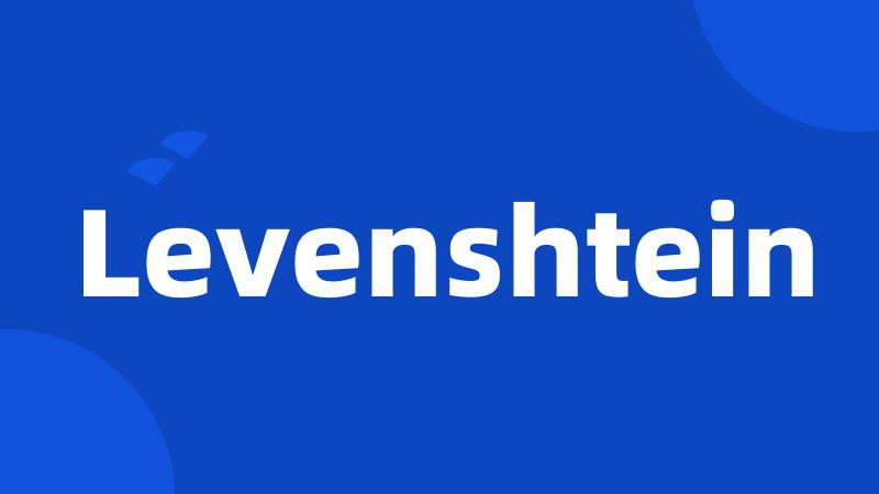 Levenshtein