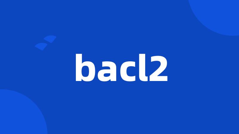 bacl2