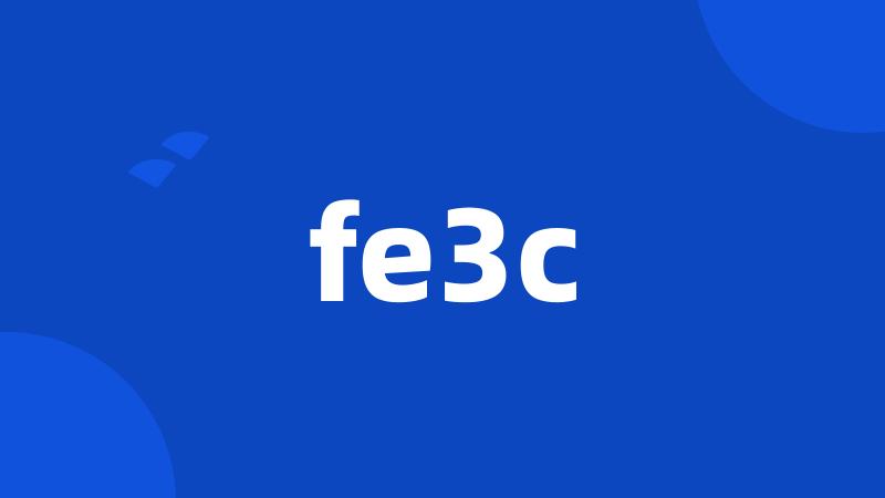 fe3c