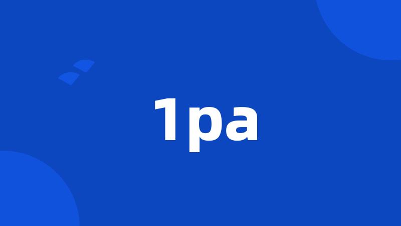 1pa