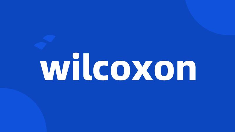 wilcoxon