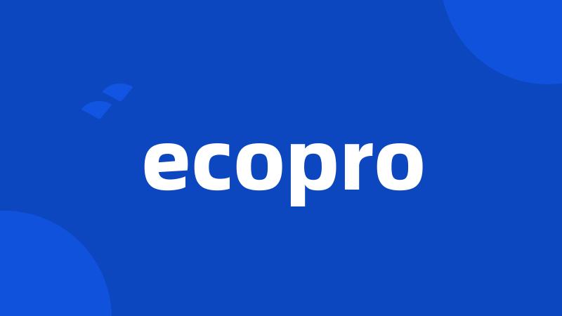 ecopro