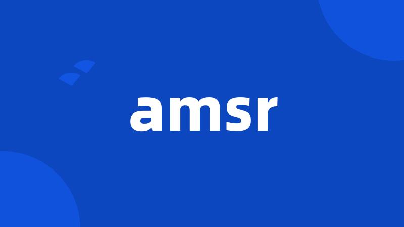 amsr