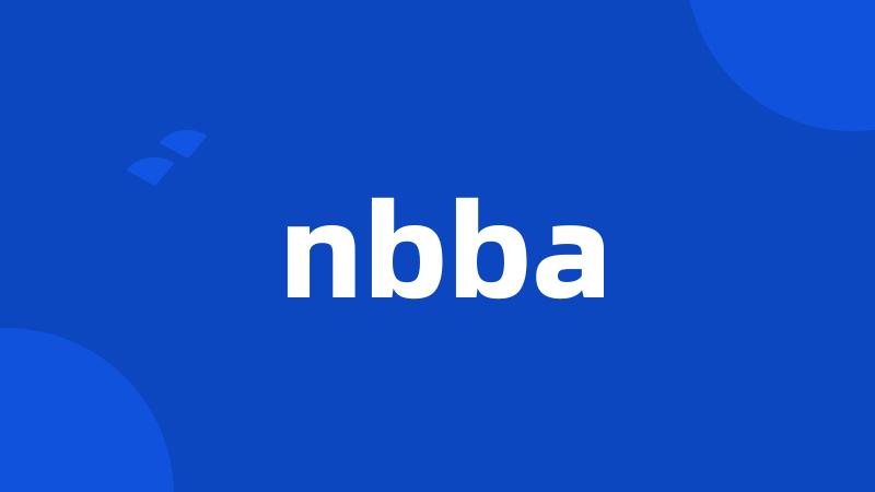 nbba