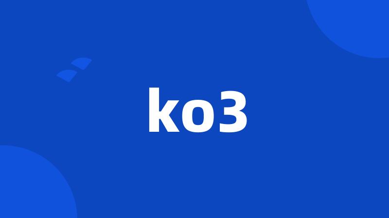 ko3