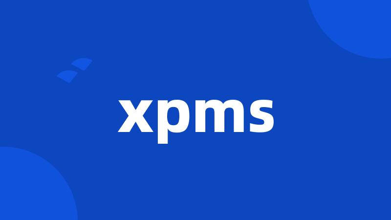 xpms