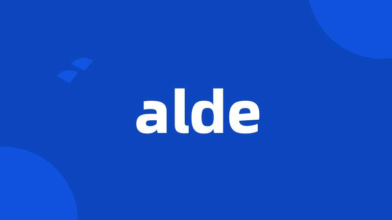 alde