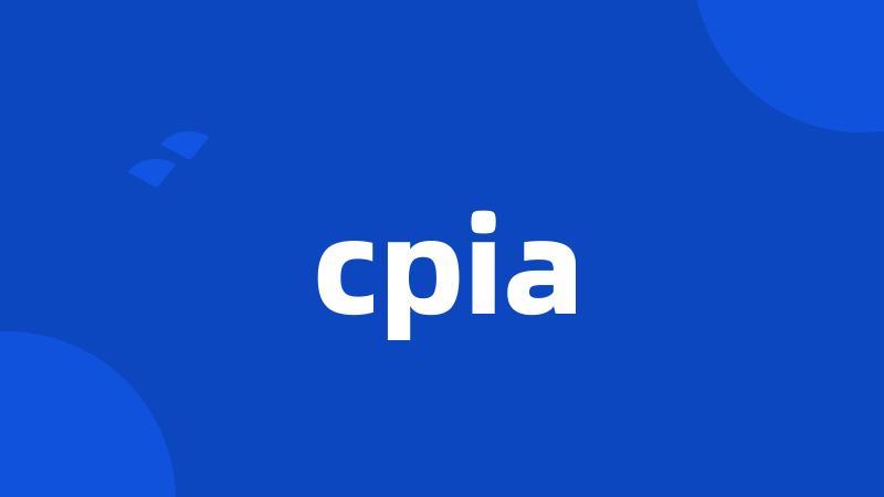 cpia