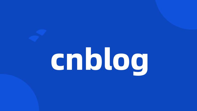 cnblog