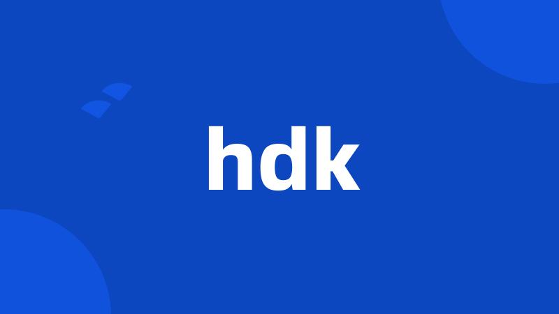 hdk