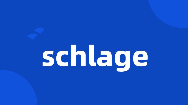 schlage