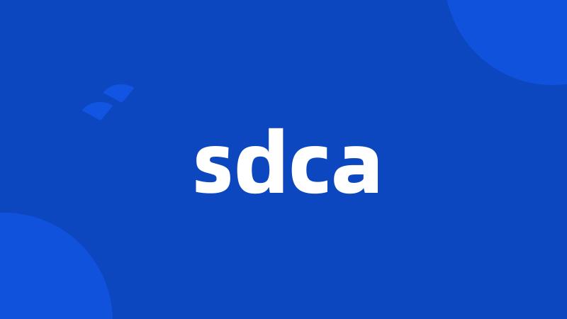 sdca