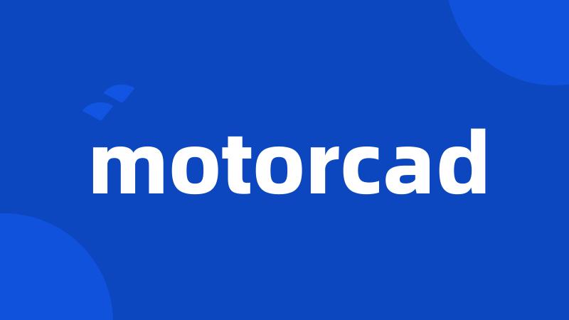 motorcad