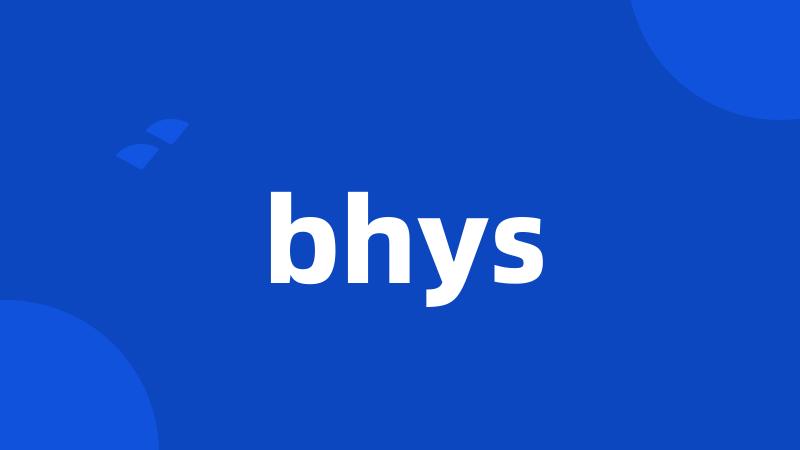 bhys