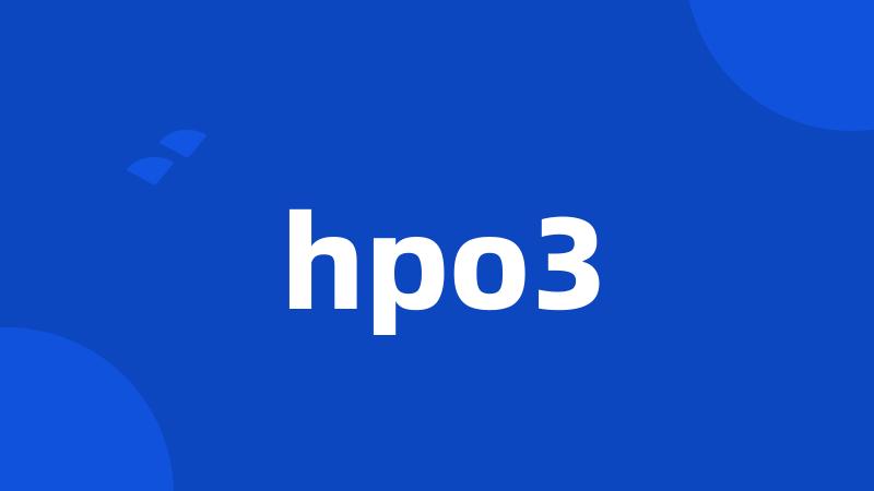 hpo3