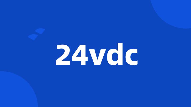 24vdc