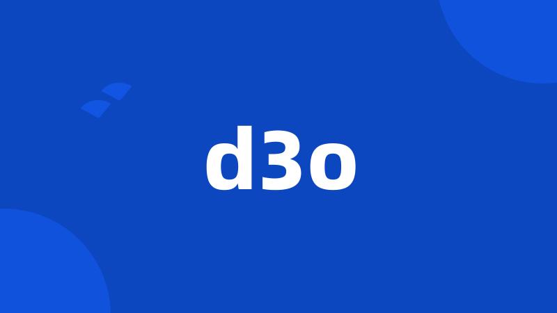 d3o