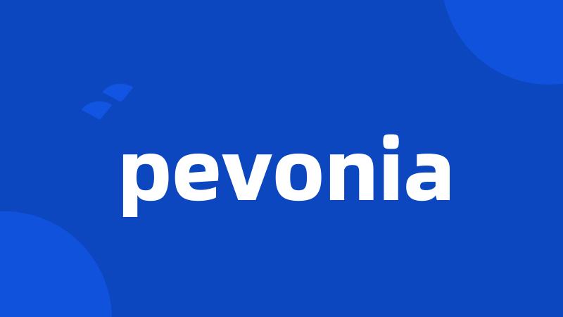 pevonia