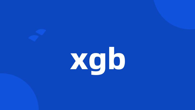 xgb