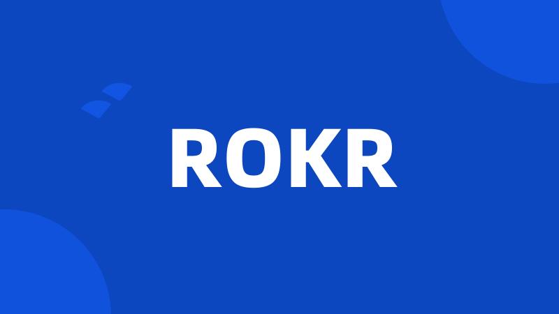 ROKR