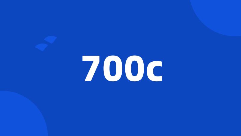 700c