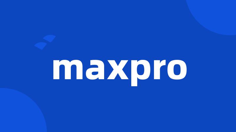 maxpro