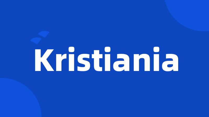 Kristiania