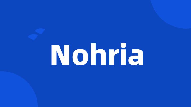 Nohria