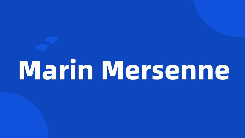 Marin Mersenne