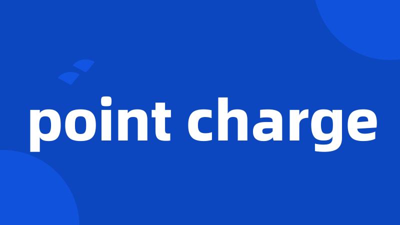 point charge