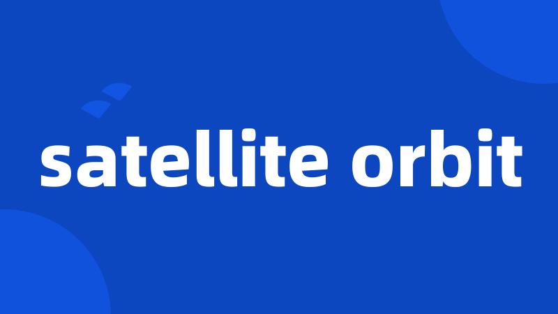 satellite orbit