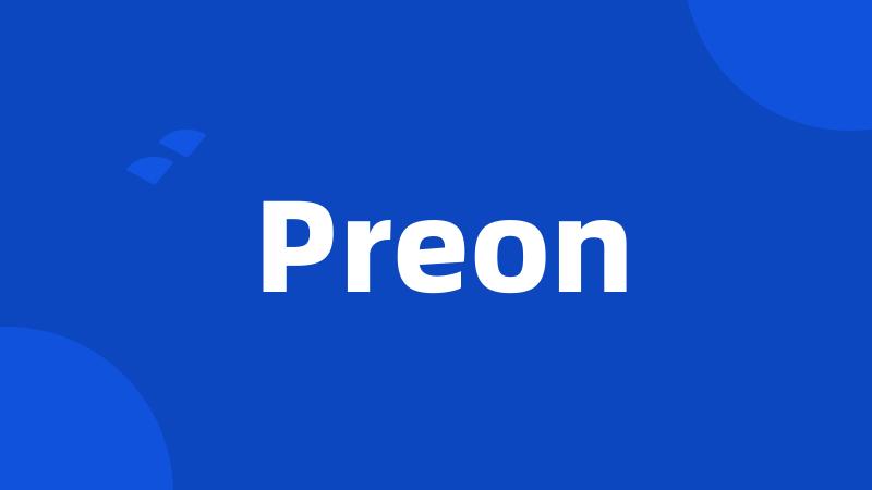 Preon