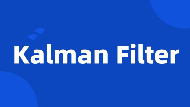 Kalman Filter